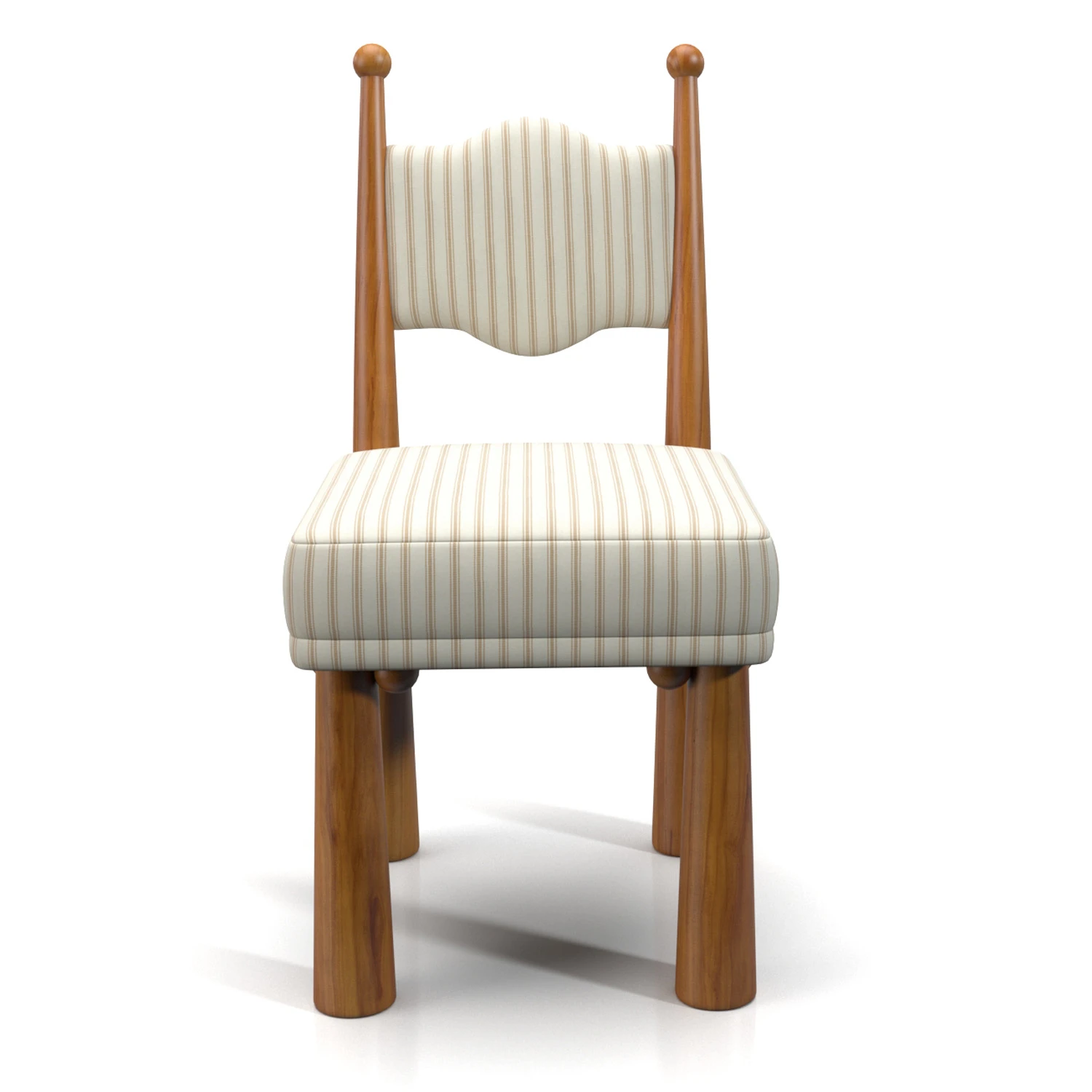 Mawu Sculpted Oak Chair 3D Model_04